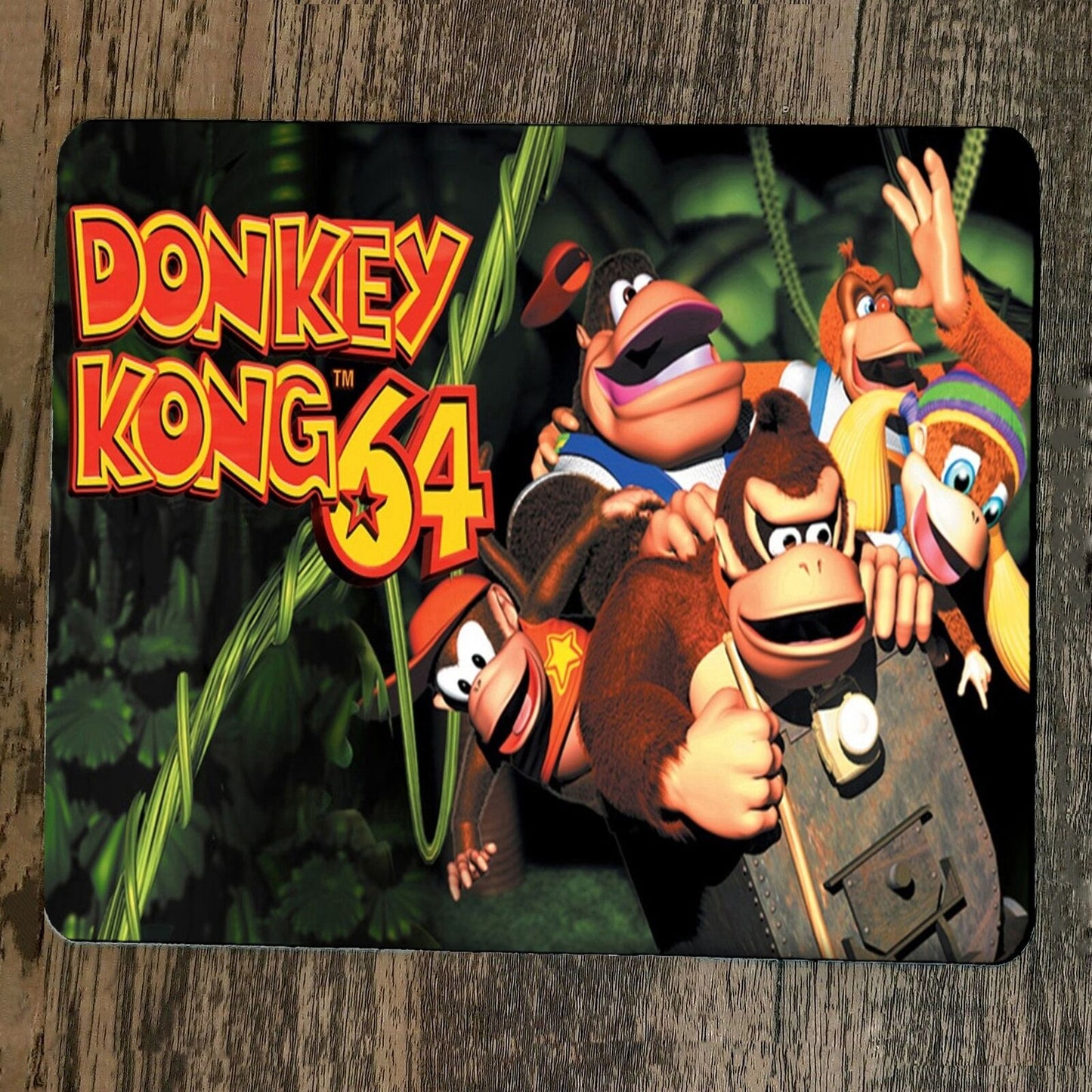 Mouse Pad Kong 64 Donkey Classic Arcade Video Game NES