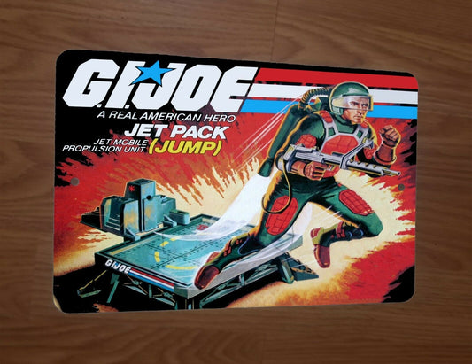 GI Joe Jet Pack JUMP Artwork Mobile Propulsion Unit 8x12 Metal Wall Sign Retro 80s Cartoon