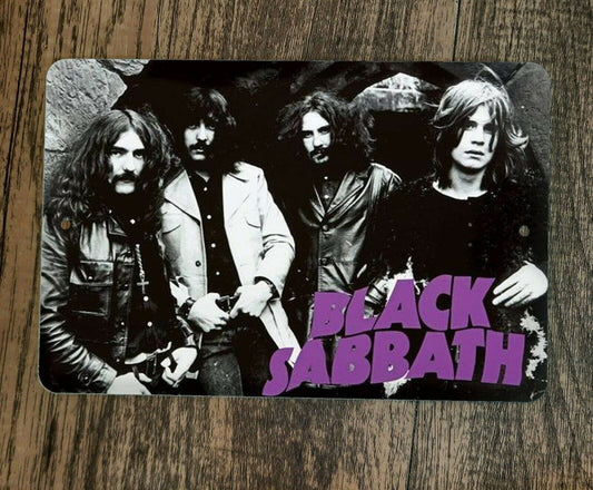 Black Sabbath Ozzy Osbourne  8x12 Metal Wall Sign Classic Rock Music