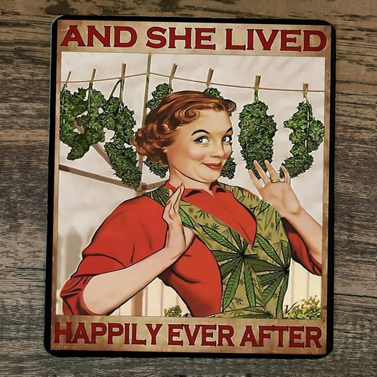 Mouse Pad And She Lived Happily Ever After 420 Mary Jane Weed