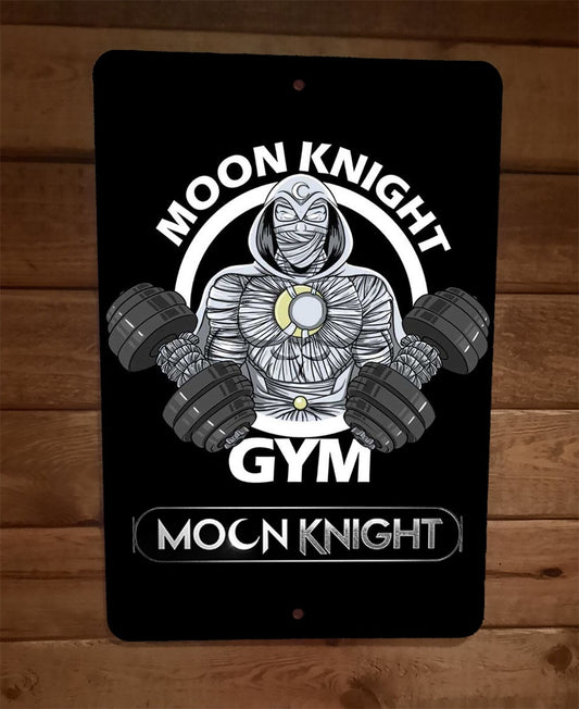 Moon Knight Gym 8x12 Metal Wall Sign Poster