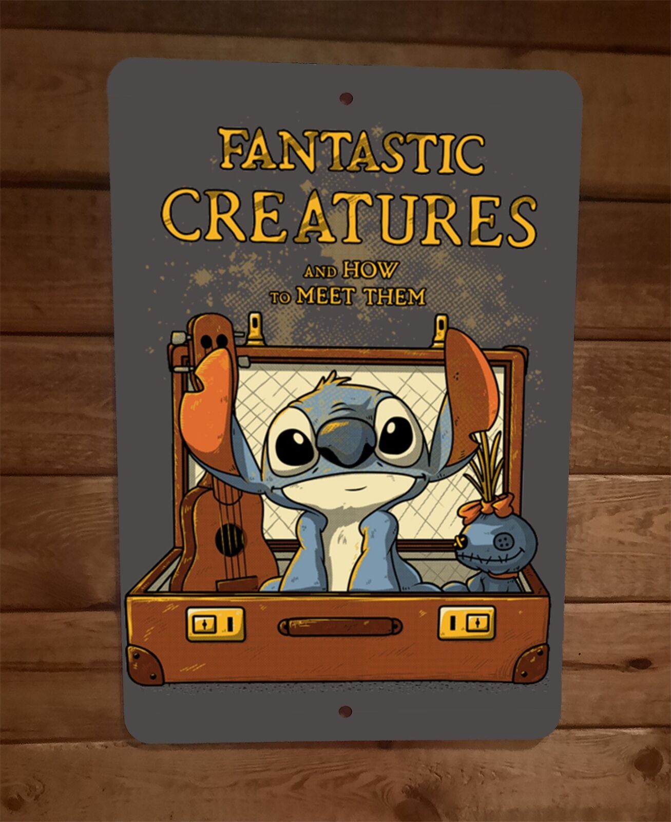 Fantastic Creatures and How to Meet Them 8x12 Metal Wall Sign