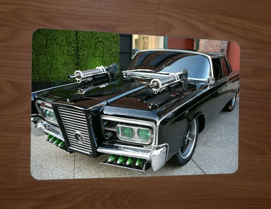 1966 Chrysler Imperial Crown Green Hornet Super Hero Movie Poster Car 8x12 Metal Wall Car Sign