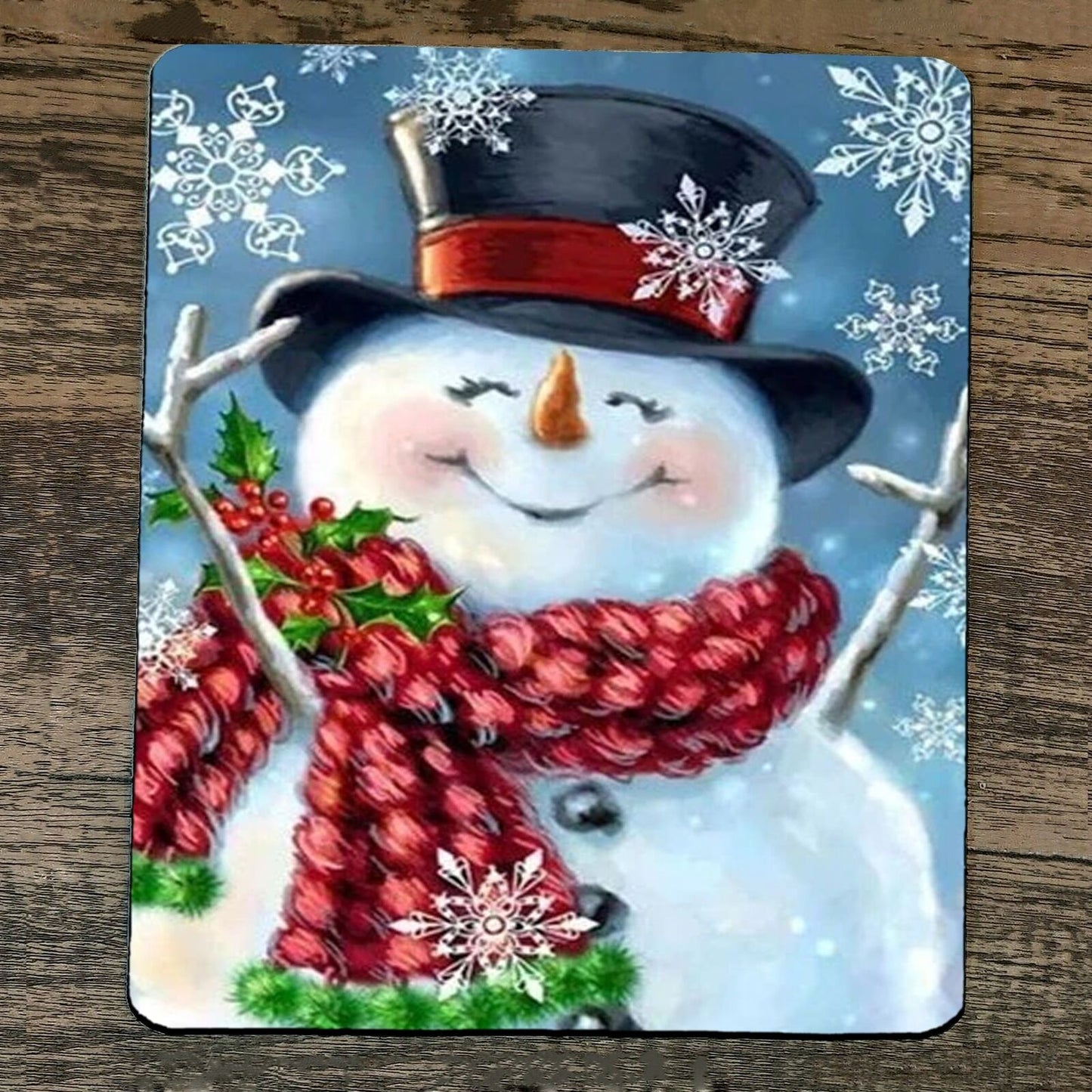 Mouse Pad Snowman Xmas Christmas