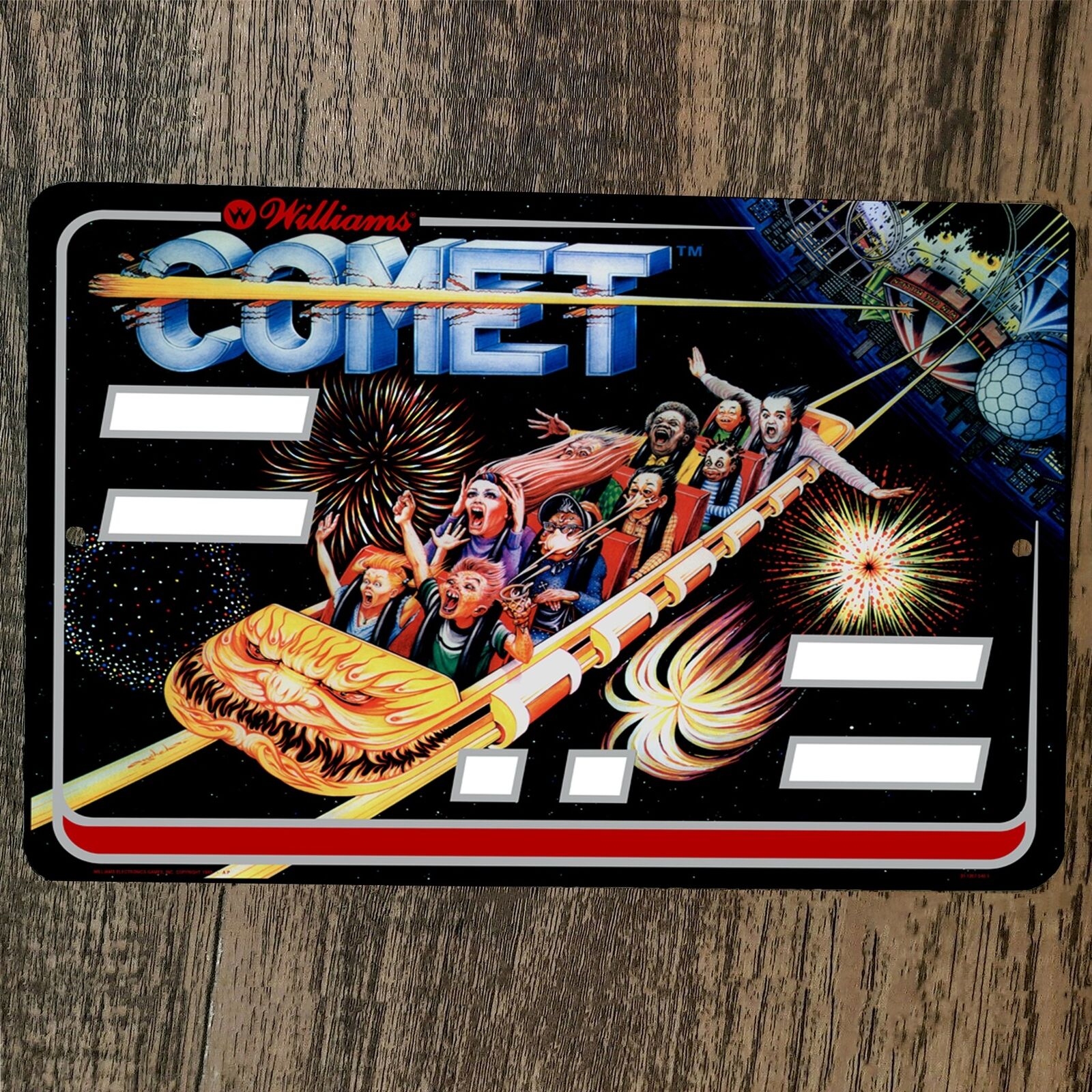 Comet Arcade 8x12 Metal Wall Video Game Sign – Sign Junky