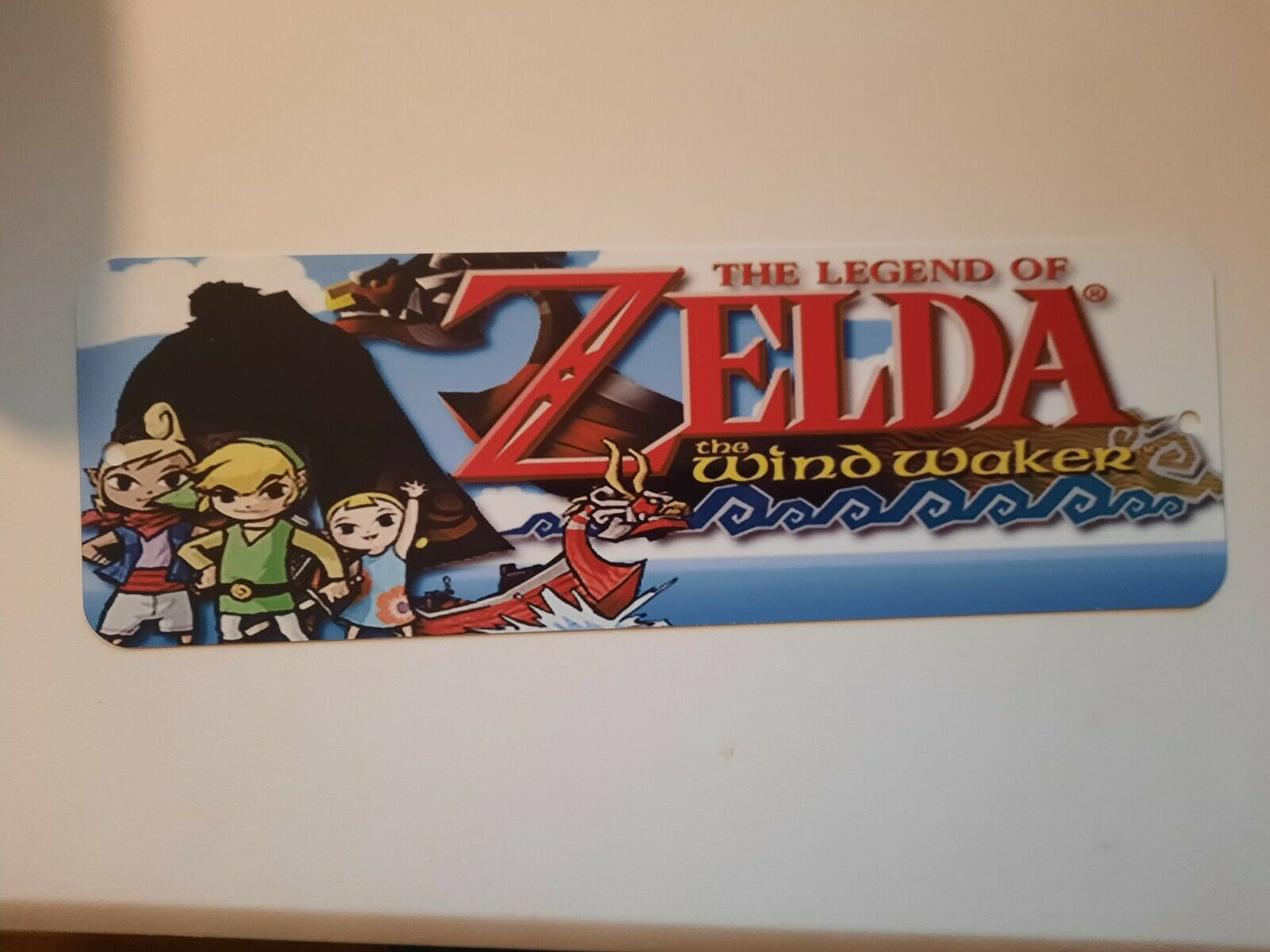 The Legend of Zelda Windwaker 4x12 Metal Arcade Wall Sign