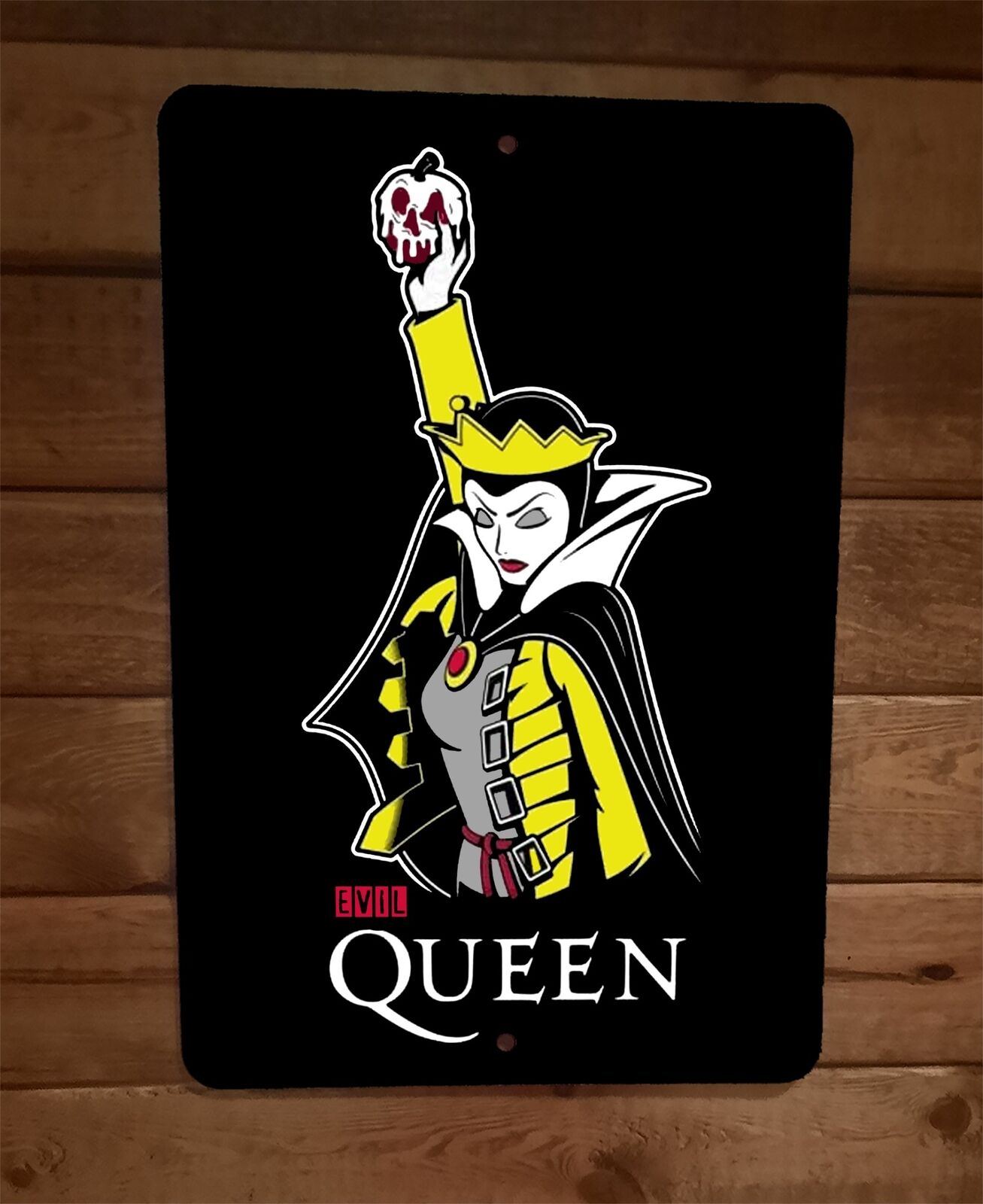 Evil Queen Grimhilde Snow White 8x12 Metal Wall Sign