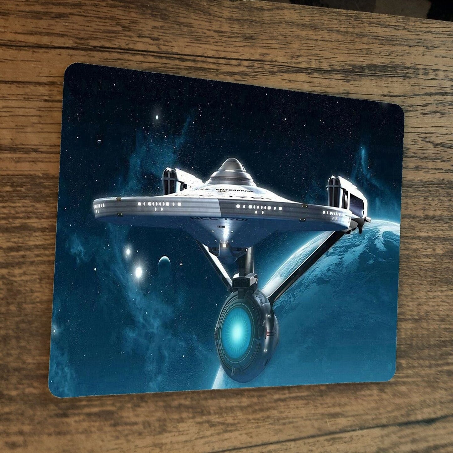 Star Trek Enterprise Spaceship Mouse Pad