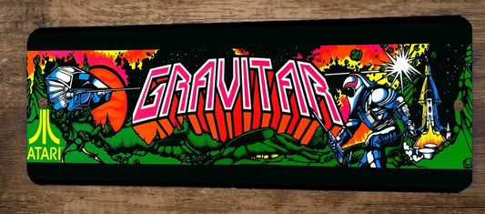 Gravitar Arcade 4x12 Metal Wall Video Game Marquee Banner Sign