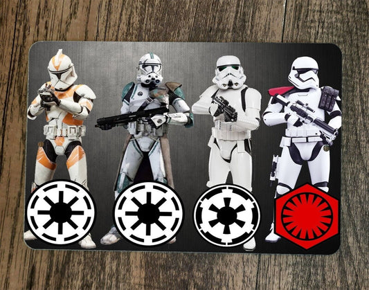 Star Wars Troopers 8x12 Metal Wall Sign