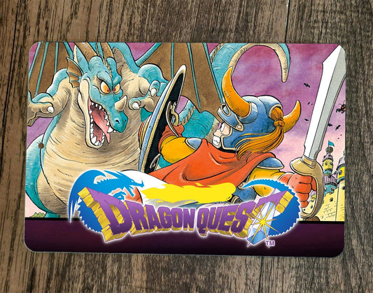 Dragon Quest 8x12 Metal Wall Sign Video Game Poster