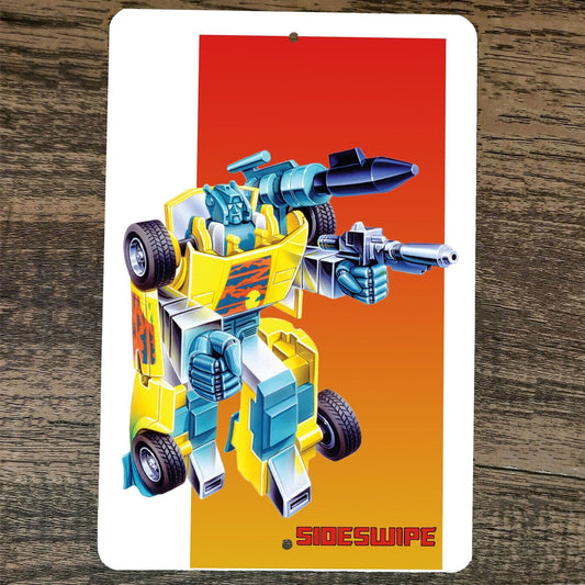 Sideswipe 8x12 Metal Wall Sign Poster Transformers