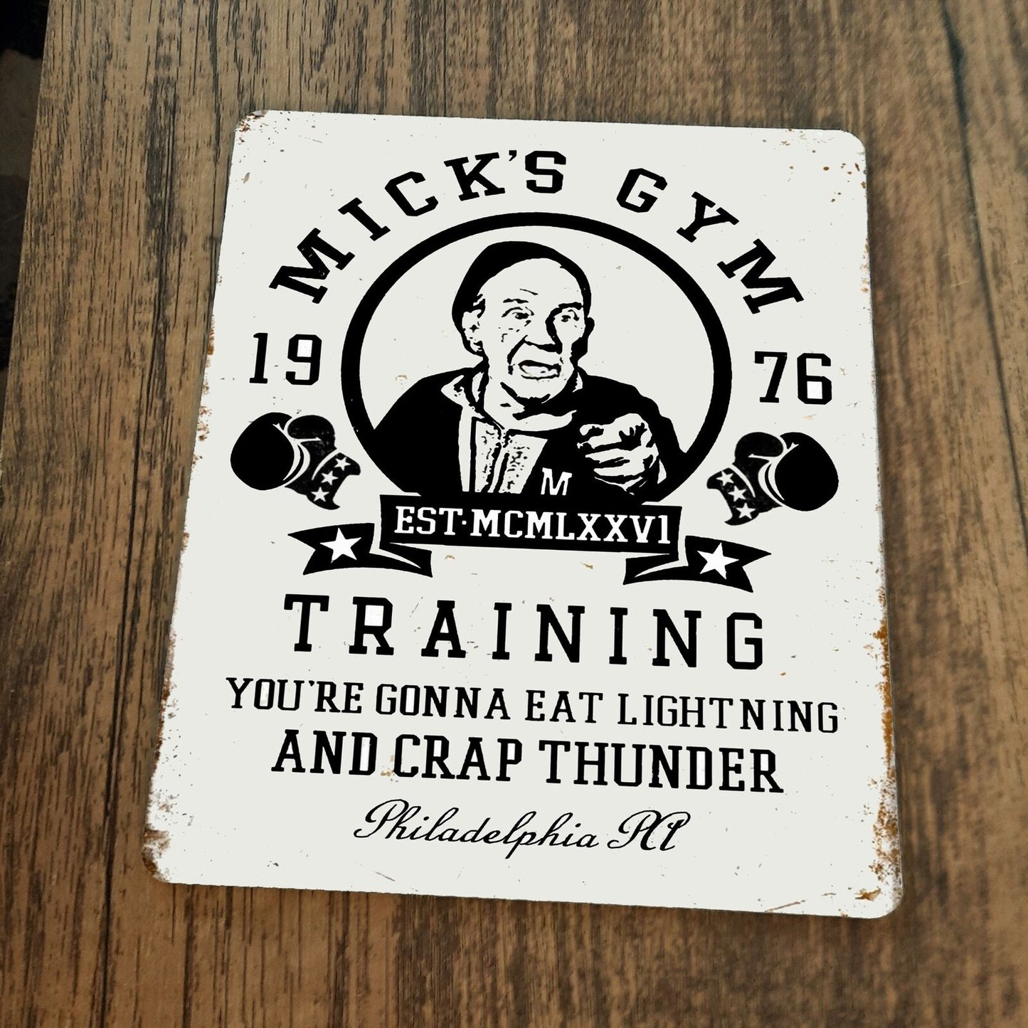 Micks Boxing Gym Mouse Pad Rocky