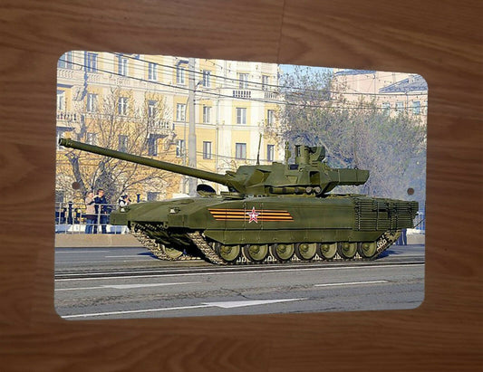 Armata Russian Main Battle Tank Military 8x12 Metal Wall Sign