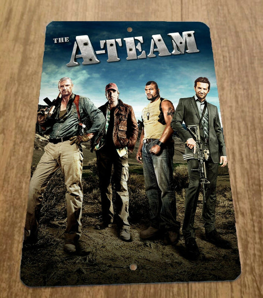 The A-Team 2010 Movie Art 8x12 Metal Wall Sign