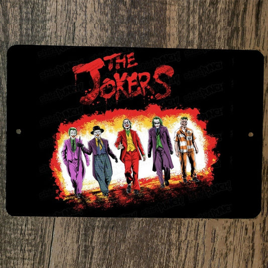 The Jokers 8x12 Metal Wall Comics Sign
