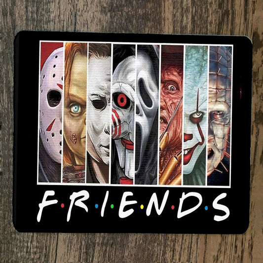 Mouse Pad Halloween Horror Friends