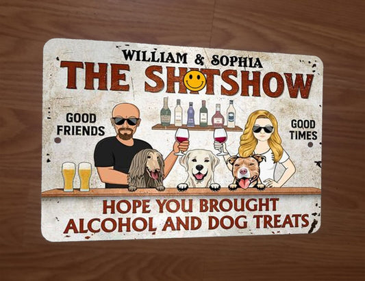 William Sophia The Shitshow Good Friends Times 8x12 Metal Wall Sign