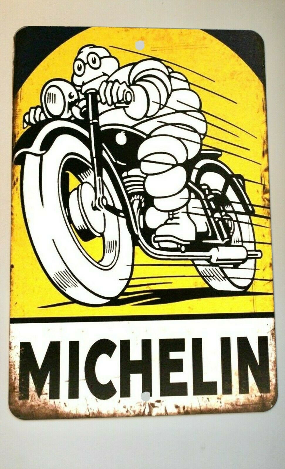 Vintage Michelin Tires 8x12 Metal Wall Sign