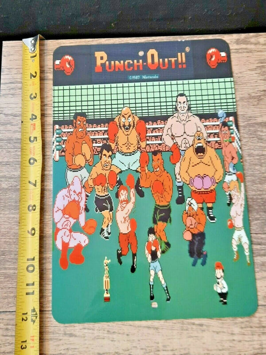 Punch Out Video Game 8x12 Metal Wall Sign Mike Tyson Boxing Fighting Arcade Video Game