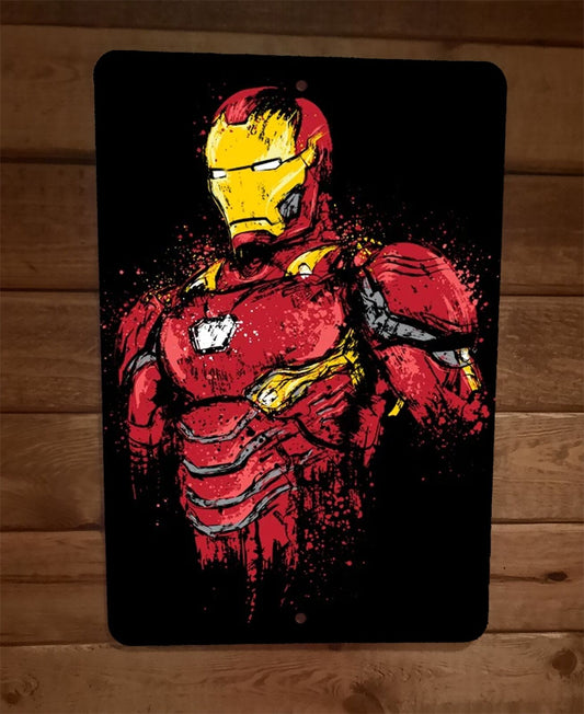 I am Iron Man 8x12 Metal Wall Sign Poster