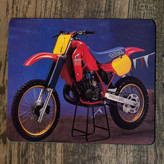 Mouse Pad 1986 Honda CR500 Dirt Bike Motorcycle