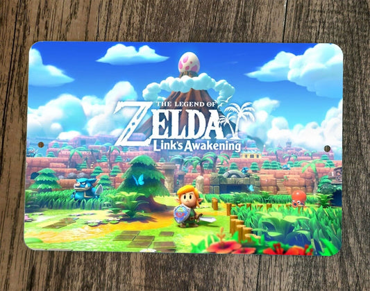 The Legend of Links Zelda Awakening 8x12 Metal Wall Sign Video Game Poster