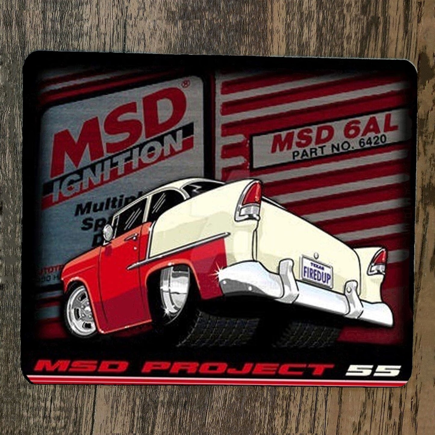 Mouse Pad Hot Rod Gasser MSD Project 55