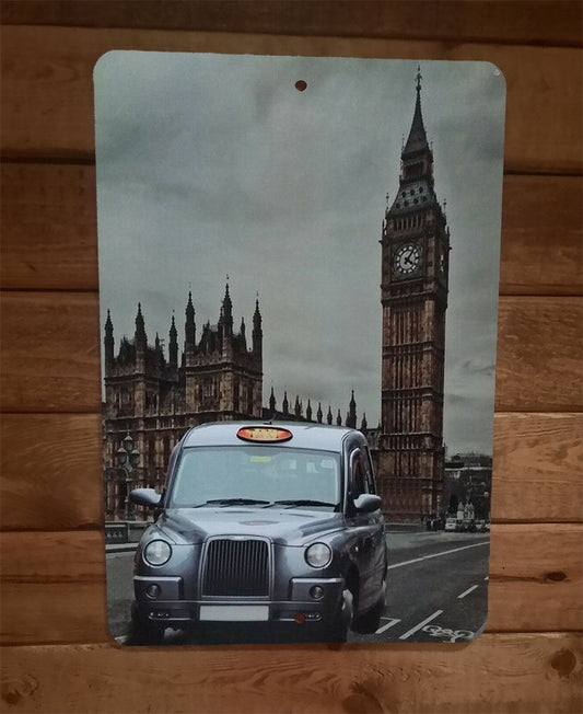 Big Ben Clock London England Photo 8x12 Metal Wall Sign Garage Poster