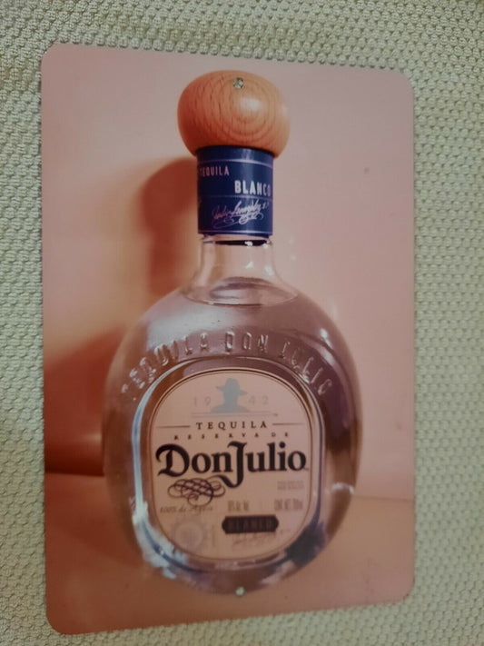 Don Julio Tequila Bottle 8x12 Metal Wall Bar Sign