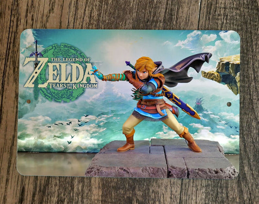 Tears of the Legend of Kingdom Zelda 8x12 Metal Wall Sign Video Game Poster