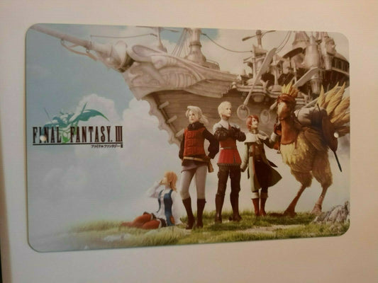Final Fantasy 3 FFIII Video Game 8x12 Metal Wall Sign Arcade