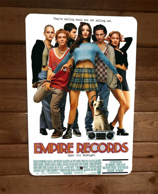 Empire Records Movie Poster 8x12 Metal Wall Sign