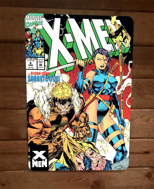 X Men #6 Comic Cover 8x12 Metal Wall Sign