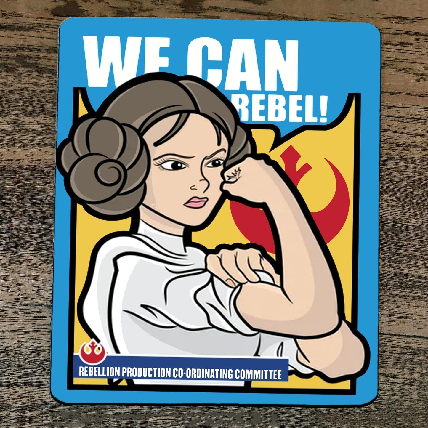 Mouse Pad We Can Rebel Princess Leia Star Wars