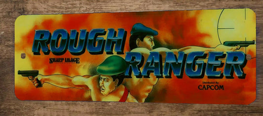 Rough Ranger Arcade Video Game 4x12 Metal Wall Sign Marquee Banner Poster