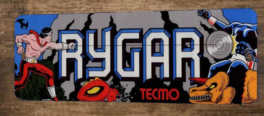 Rygar Arcade 4x12 Metal Wall Video Game Sign