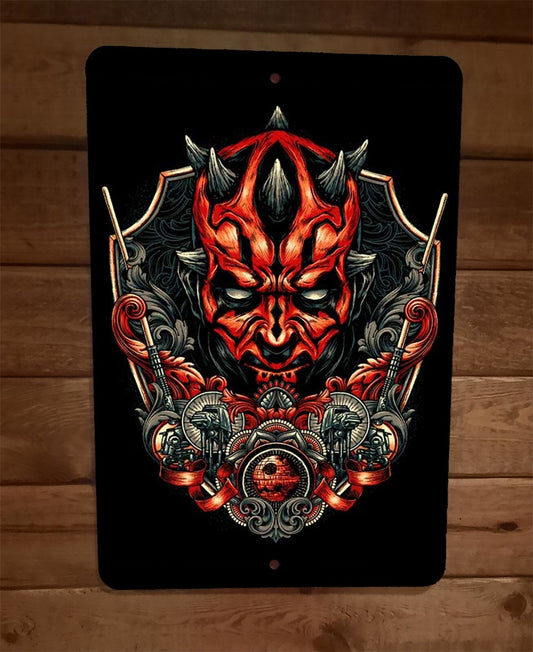The Shield of Darth Maul Star Wars 8x12 Metal Wall Sign Poster