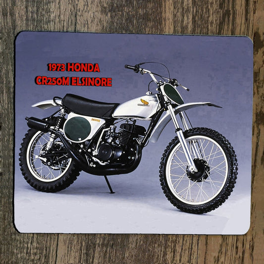 Mouse Pad 1973 Honda CR250M Elsinore Motocross Dirt Bike Motorcycle