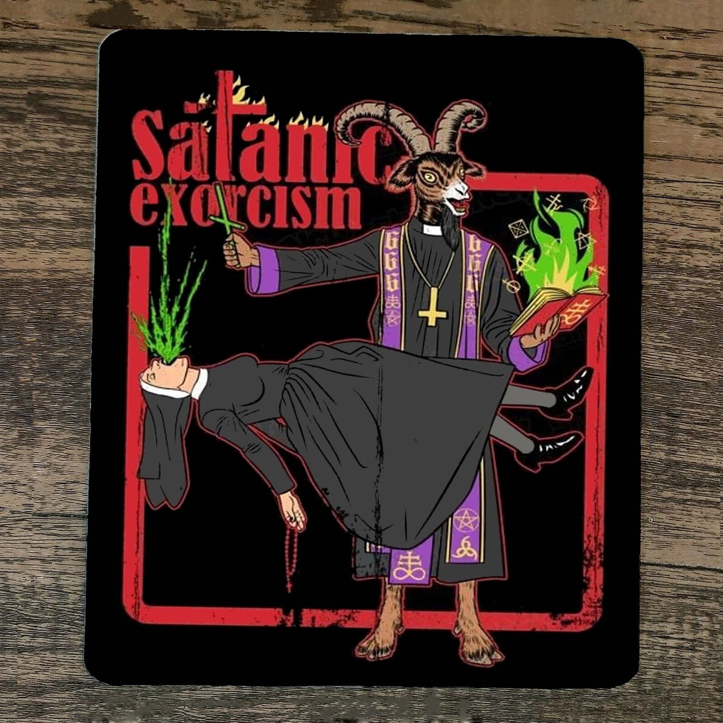 Mouse Pad Satanic Exorcism