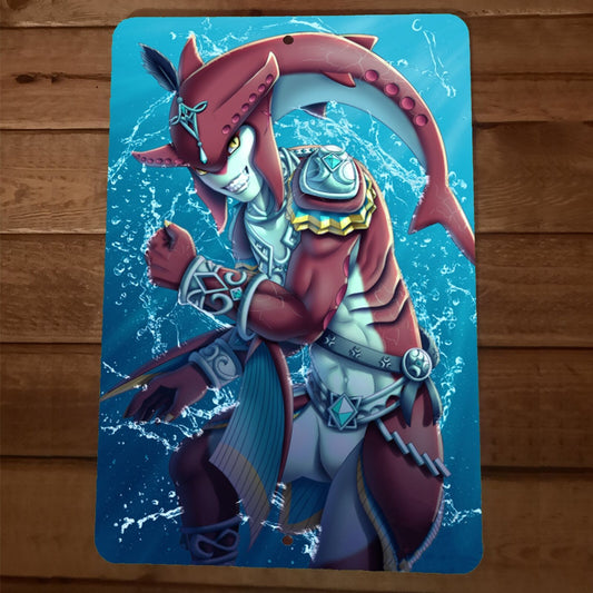 The Legend of Sidon Zelda 8x12 Metal Wall Video Game Sign Poster #2