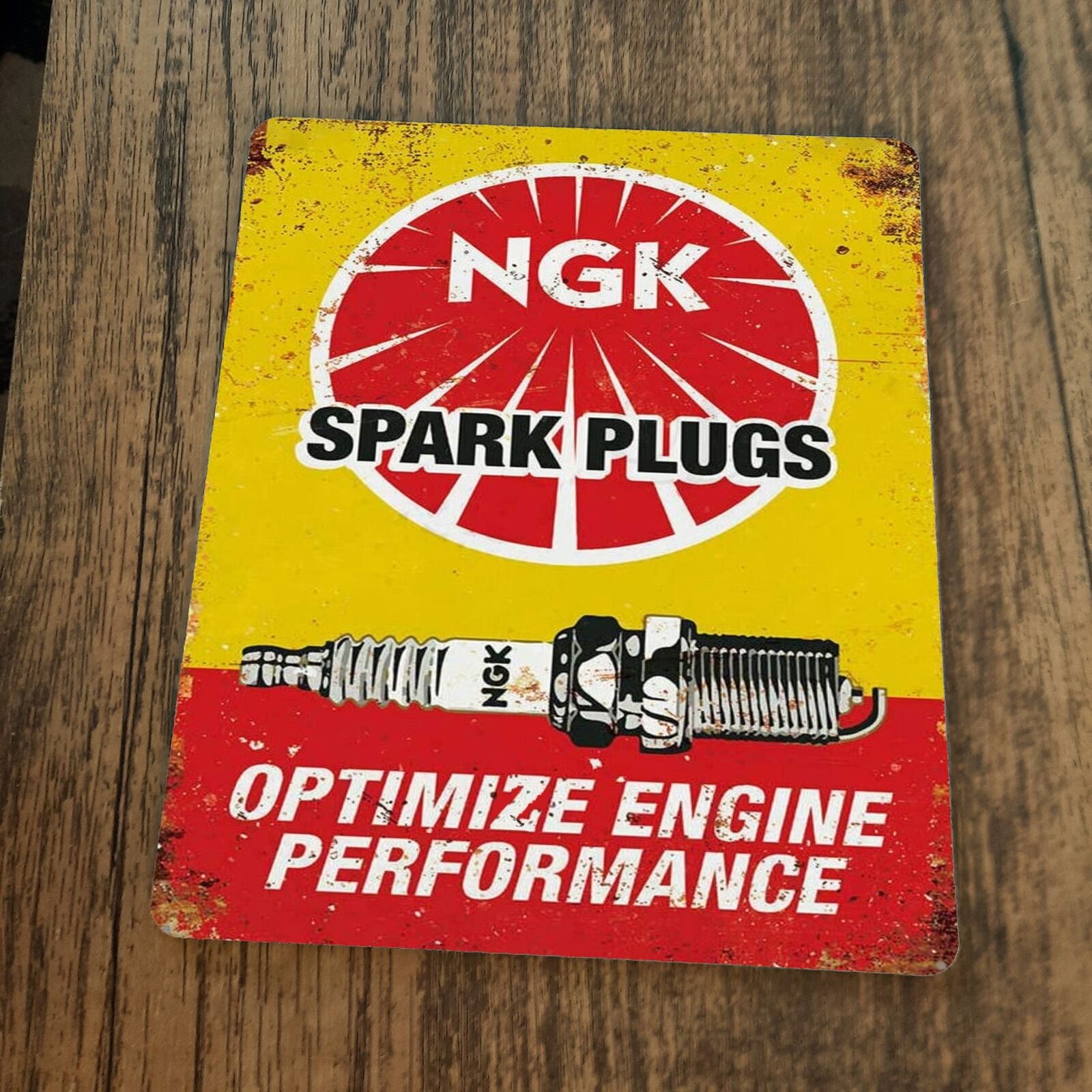 NGK Spark Plugs Mouse Pad Optimize Engine Performance – Sign Junky