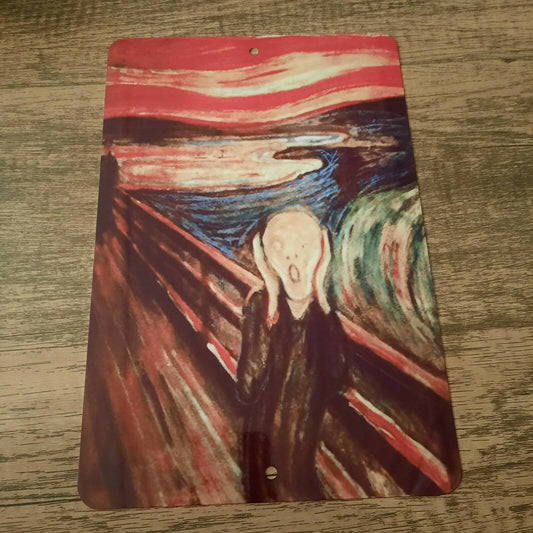 The Scream of Nature Artwork 8x12 Metal Wall Sign