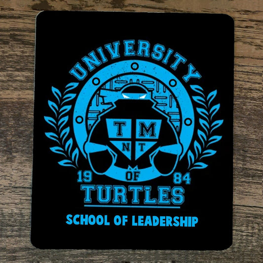 Mouse Pad University of Turtles 1984 School of Leadership TMNT