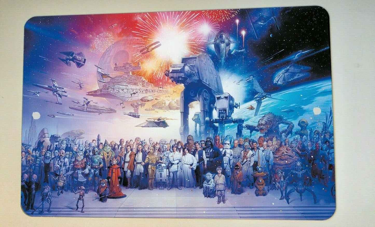 Star Wars Galaxy Artwork 8x12 Metal Wall Sign