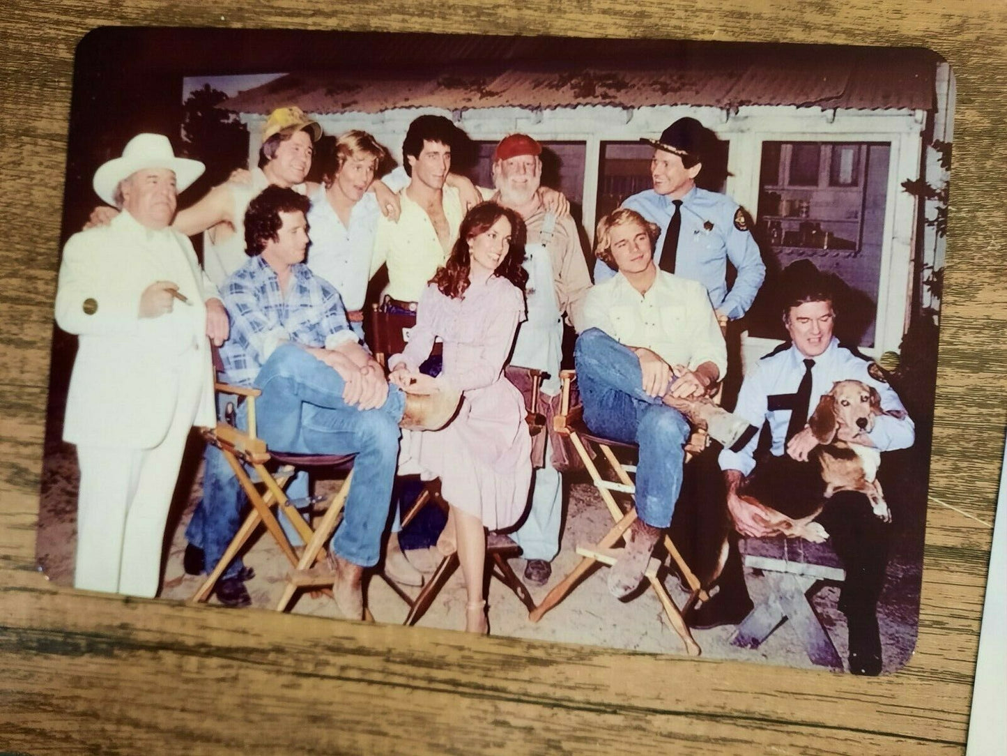 Dukes of Hazzard Cast Photo 8x12 Metal Wall Sign Western TV Show Movie