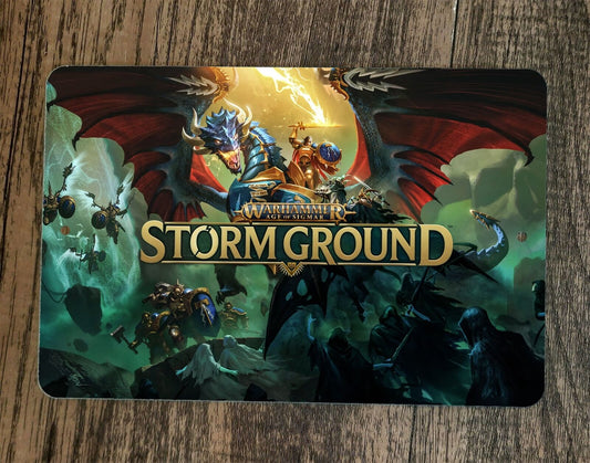 Warhammer Storm Ground 8x12 Metal Wall Sign Video Game Poster