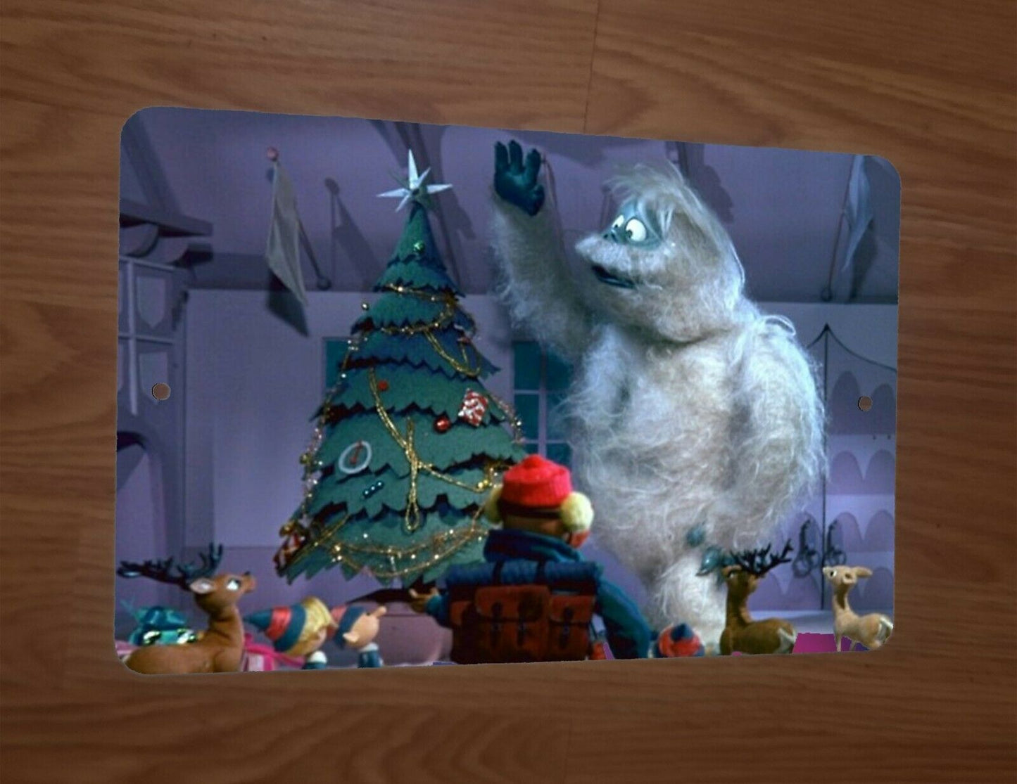 Abominable snowman Rudolph Christmas Xmas 8x12 Metal Wall Sign #2 Holidays Movie Cartoon