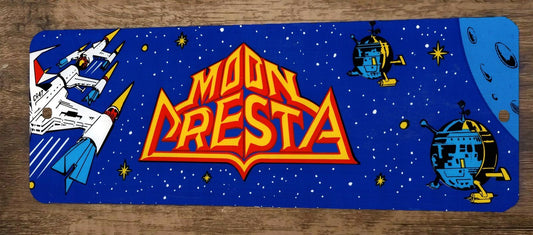 Moon Cresta Arcade 4x12 Metal Wall Video Game Sign Poster