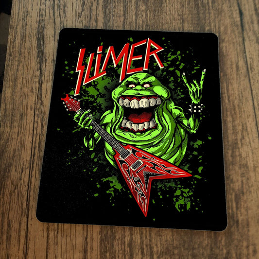 Slimer Playing Guitar Mouse Pad Ghostbusters